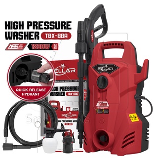 STELLAR เครื่องฉีดน้ำแรงดันสูง 150 บาร์ 1800 วัตต์ High Pressure Washer เครื่องฉีดน้ำ รุ่น TBX-88A