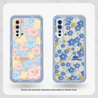 ลายดอกไม้ ใสเคส Realme C11 2021 C21Y C31 C35 C15 C21 C25 C20 C3 C12 C2 C25S 5 5S 5i C17 7i C1 C25Y C2 C3i 6i C20A realme Narzo 20 10 10A 20A 30A เคสโทรศัพท์มือถือแบบนิ่ม