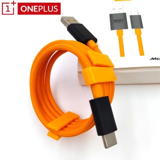 Oneplus 7 7t Pro Mclaren สายเคเบิล USB Type C ชาร์จเร็ว สายข้อมูลไนล่อน สําหรับ One plus 6T 6 5T 5 3T 3 2