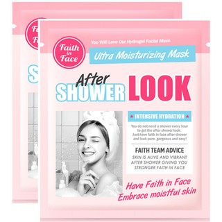 Faith in Face After Shower Look Hydrogel Mask 25g. x 2sheets เฟธ อิน เฟซ อาฟเตอร์ ชาวเวอร์ ลุค มาส์ก