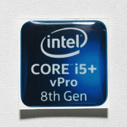 สติ๊กเกอร์ INTEL CORE i5+ vPRO 8th Gen 2015