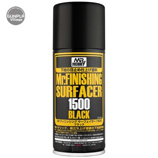 Mr.hobby MR.FINISHING SURFACER 1500 B-526 Black 170ml 4973028420180 (อุปกรณ์สำหรับทำสี) (สี)