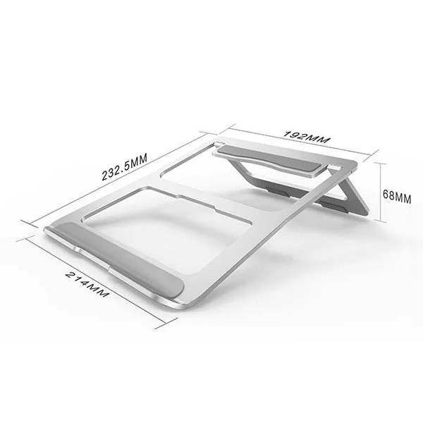 Notebook stand N4 แท่นพับแบบพกพาแท็บเล็ตแล็ปท็อปฐานขาตั้งเย็นลงสำหรับโน้ตบุ๊ค อะลูมินัมอัลลอยโน้ตบุ๊คที่ยึดคอมพิวเตอร์