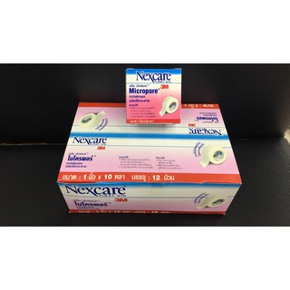 NEXCARE MICROPORE [B] 1"X10YDยกกล่อง 12 ชิ้น