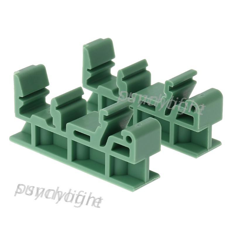 Pcf* PCB 35 มม. DIN Rail Mounting Adapter Circuit Board Bracket Holder Carrier Clip