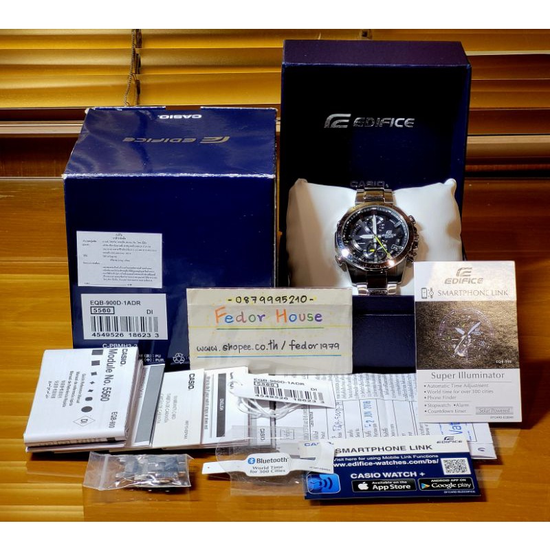 นาฬิกามือสอง Casio Edifice eqb-900d-1adr