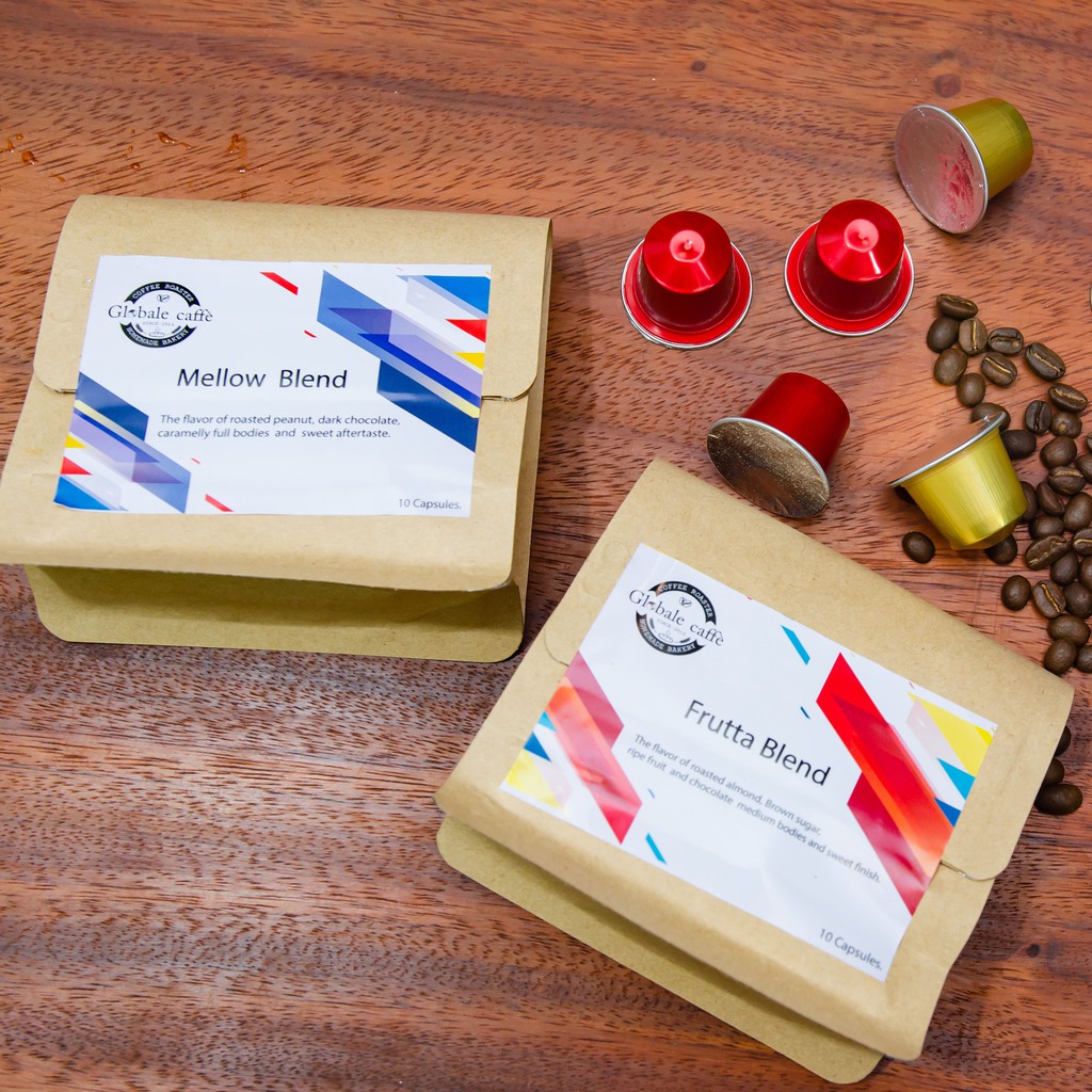 กาแฟแคปซูล Espresso capsule  Globale Caffe สำหรับเครื่อง Nespresso