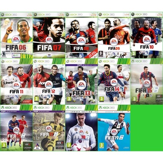FIFA 6-19   XBOX 360 แผ่นเกม   ฟีฟ่า FIFA สำหลับเครื่อง แปลงระบบ RGH - JTAG หรือ LT2.0  LT3.0
