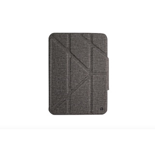 JTLEGEND Casing for iPad Mini6 (2021) Amos QCAC Folio Case with Pencli Clip-Dark Grey iStudio by UFicon