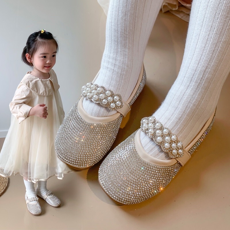 รองเท้าเด็ก รองเท้าคัชชูเด็กผู้หญิง พร้อมส่งในไทยYNQ97