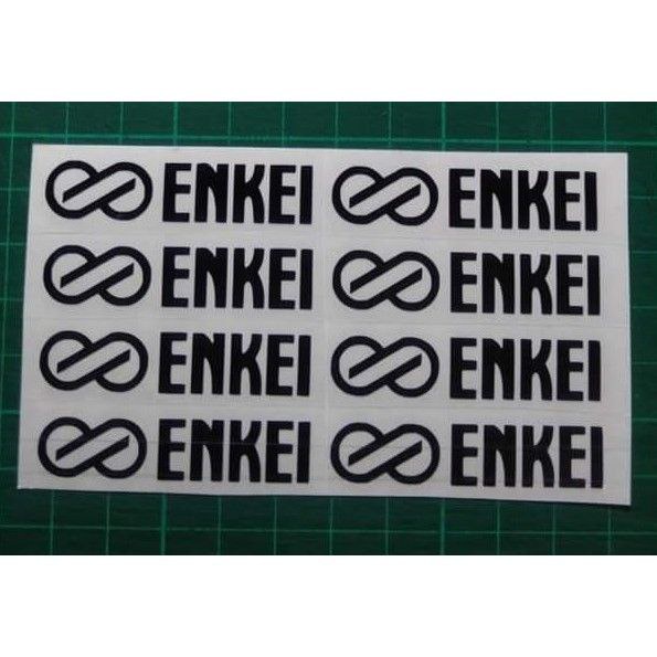 สติ๊กเกอร์ ENKEI ตัวเลือกสีดํา&สีฟ้า