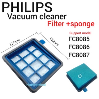 ฟองน้ํากรองเครื่องดูดฝุ่น Philips FC8085 FC8086 FC8087