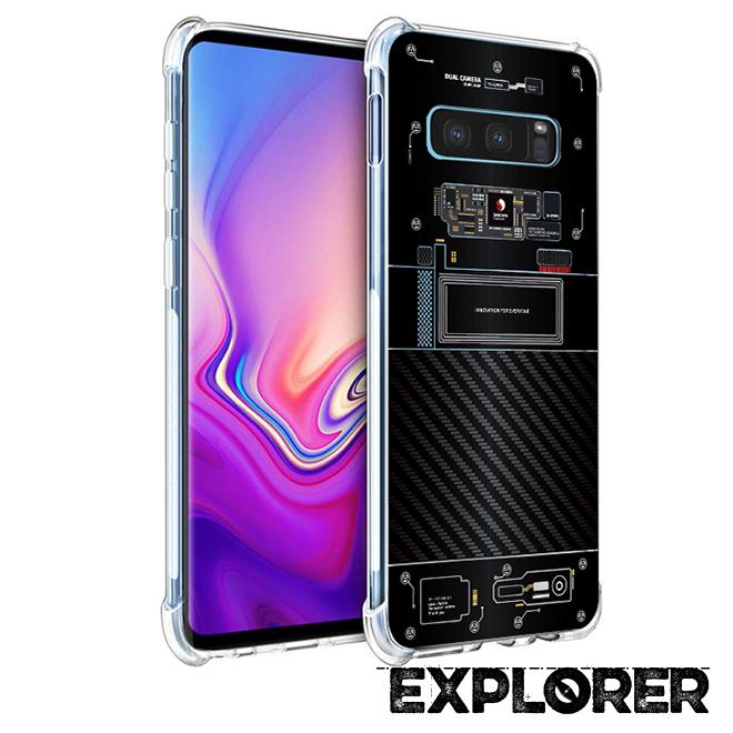 เคส สำหรับ Samsung Galaxy S10e [Explorer Series] 3D Anti-Shock Protection TPU Case