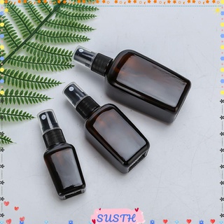 SUSHEN 10ML-100ML 10ML-100ML Refillable  Accessories Spray Cap Brown Spray Bottle Refillable Bottle Cosmetic Bottles Travel Portable Home Office Essential Oil Glass Container