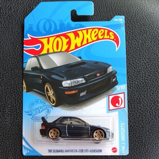 hotw heels 98 Subaru Impreaz STi-VERSION สีดำ