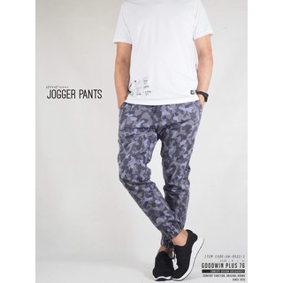 โค้ดPUTSEP2ลด65⚡GW⚡9521 กางเกงขายาว ผู้ชาย ขาจั้มพ์ Jogger Pants ผ้าคอตต้อน ลายทหาร ไซส์ 28-36