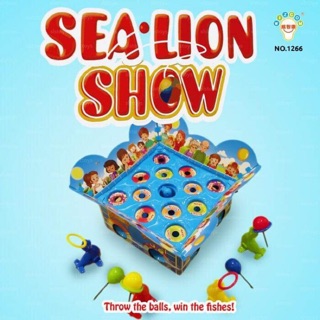 เกมส์โชว์แมวน้ำลอดห่วง Sea lion Show game