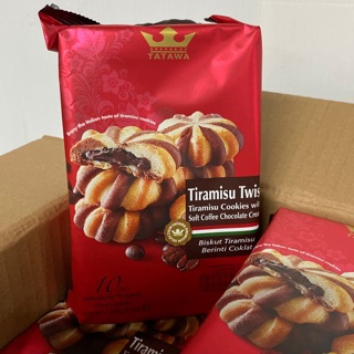 TATAWA TIRAMISU TWIST 120g ห่อสีแดง!! 1ห่อ ราคาพิเศษ  สินค้าพร้อมส่ง!!