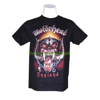 เสื้อวง Motorhead เสื้อไซส์ยุโรป มอเตอร์เฮด PTA518 เสื้อวงร็อค เมทัล สากล