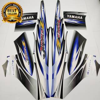 Striping yamaha jupiter z silver Black Blue 2007 ลิสต์บอดี้คุณภาพมาตรฐาน