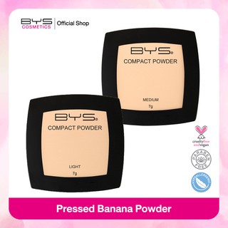 BYS Cosmetics Compact Powder 7 g. แป้งอัดแข็ง เนื้อเนียนละเอียดบางเบา ควบคุมความมันส่วนเกิน (EXP: SEP 2024)