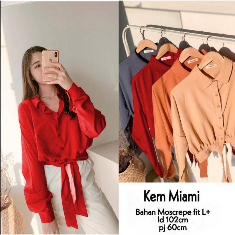 เสื้อ KEMEJA Miami**