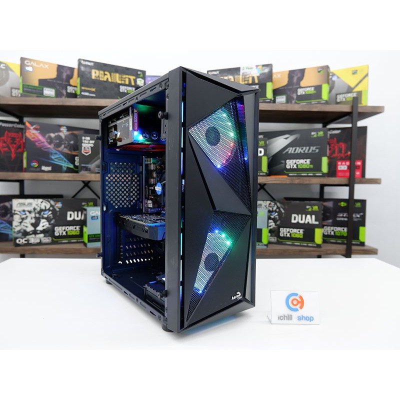 คอมประกอบ Intel i5-4460 / GTX1050Ti 4GB / Ram 16GB (8x2)1600MHz / SSD 512GB / PSU 600w. / CASE