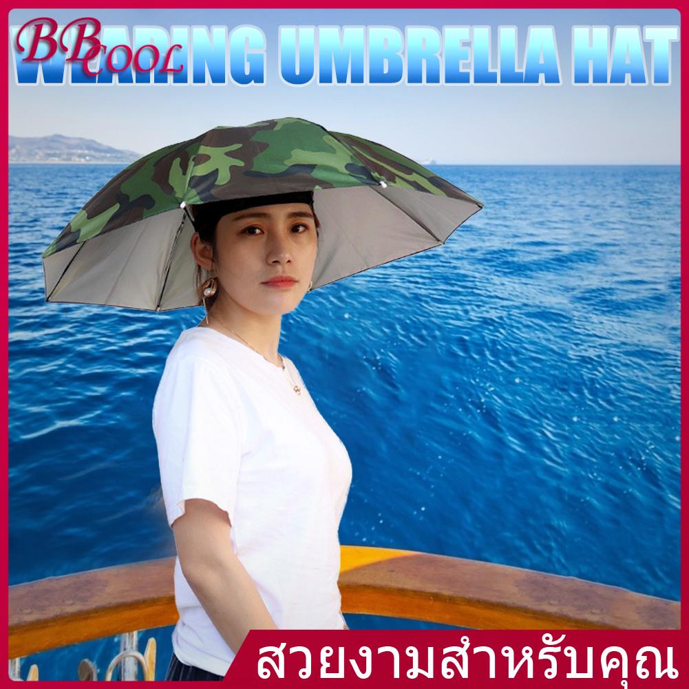Yotome หมวกตกปลากลางแจ้งแบบพกพาป้องกันฝนป้องกันแดด Unisex #8