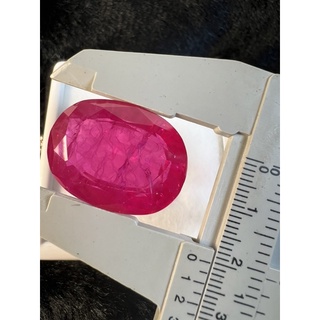 Synthetic Pink Ruby 10x14mm 1 pieces