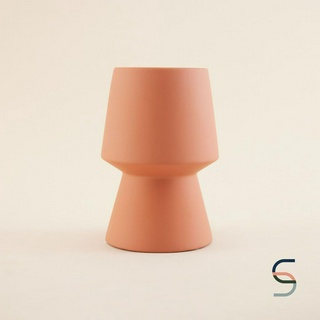 SARABARN Pastoral Matte Flower Vase | แจกัน แจกันดอกไม้ แจกันมินิมอล แจกันตกแต่งบ้าน แจกันสีส้ม