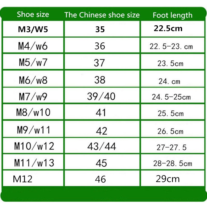 crocs m3 w5 size