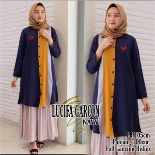 Lucifa GARCON MOSCREOE LD105 เสื้อทูนิค ใหม่ล่าสุด เสื้อผ้าผู้หญิง 07