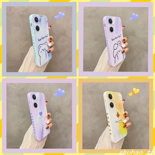 เคส OPPO A76 A96 Reno7 5G Reno7SE Reno7pro Reno7Zเคสโทรศัพท์ซิลิโคนลายสีน้ำมัน  เคสโทรศัพท์มือถือ กันกระแทก กันหาย สําหรับ เคส oppo Case