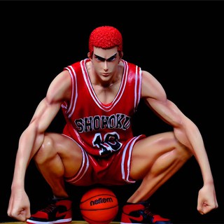 [ส่งฟรี] โมเดล SLAM DUNK Sakuragi ซากุรางิ ฮานามิจิ วัสดุ PVC สูง 19 Cm.