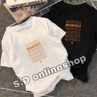 !! เสื้อยืด พิมพ์ลาย Kpop BTS MOONCHILD RAP MONSTER สีพื้น