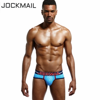 Jockmail กางเกงชั้นใน ผ้าฝ้ายแท้ ดูดซับเหงื่อ สําหรับผู้ชาย