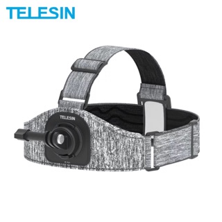 TELESIN Head Strap Double Mount Multiangle Adjustable for GoPro Xiaomi Yi OSMO Action