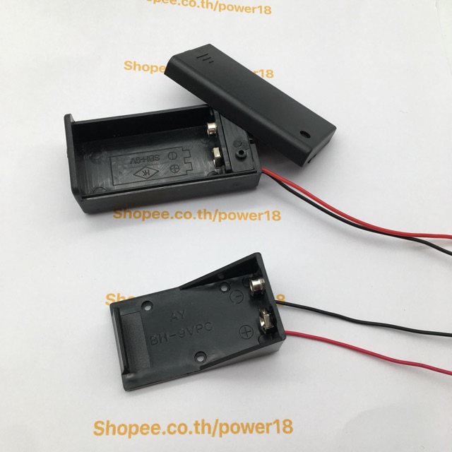 รางถ่าน9V กระบะถ่าน9V กล่องถ่าน9V สำหรับงานประดิษฐ์