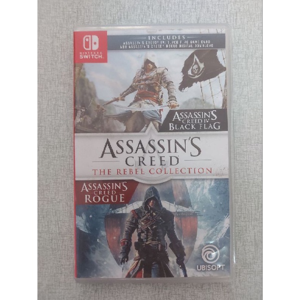 แผ่นเกมส์ Assassin's Creed The rebel collection nintendo switch มือสอง สภาพใหม่มากเล่นน้อย