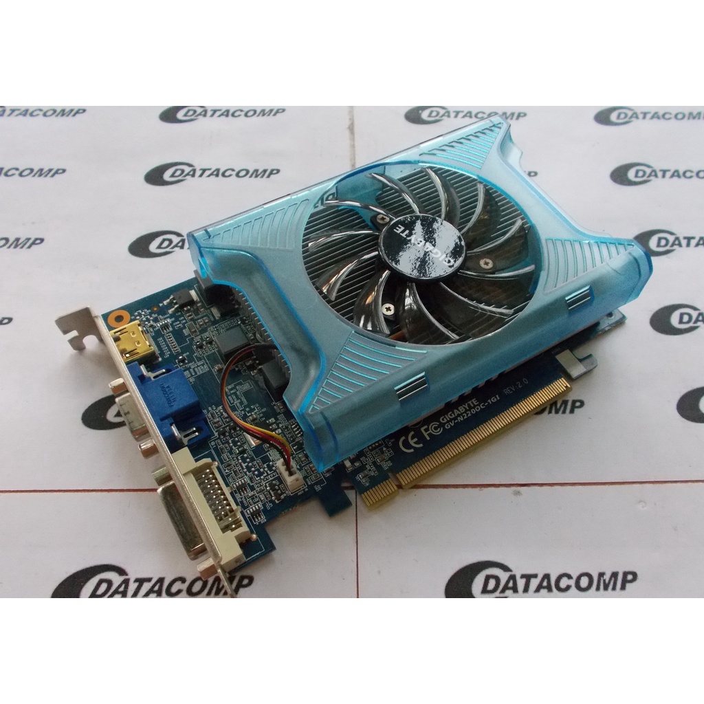 การ์ดจอ Gigabyte Nvidia GV N220OC 1 GB DDR3 มี HDMI สำหรับเล่นเกมส์ สภาพดีพร้อมใช้ครับ