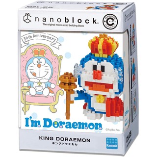 ของแท้จากญี่ปุ่น🧡 Kawada CN-25 Nanoblock Cara Nano King Doraemon ตัวต่อนาโนบล็อคโดราเอม่อน