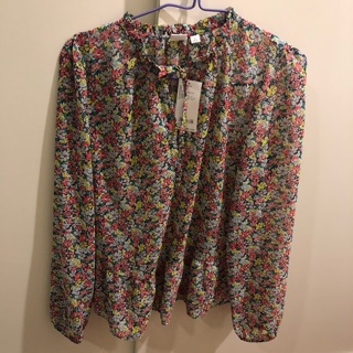 เสื้อเชิ้ตลายดอก GAP