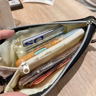 กระเป๋าคล้องมือ กระเป๋าคล้องแขน KEPT Wallet on Shoulder 5 ช่อง คล้องบ่าได้ รวม 15 ลาย พร้อมกล่อง