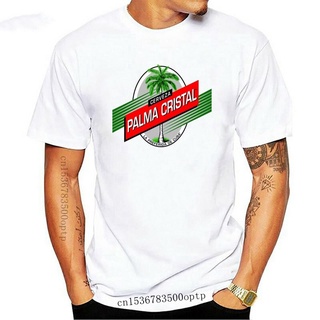 พร้อมส่ง เสื้อยืดลําลอง แขนสั้น พิมพ์ลาย Palma Cristal Cerveza Kuba Cuba Beer Bier Karibik Havanna Hvcartoon หลากสี แฟชั