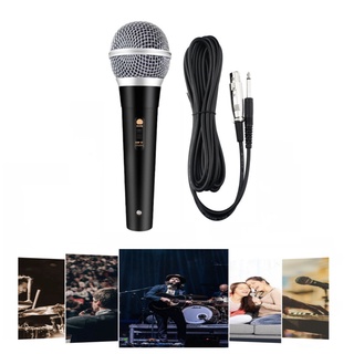 ไมค์พร้อมสาย ไมโครโฟน ร้องเพลง คาราโอเกะ Professional Dynamic Microphone (มีกล่อง)