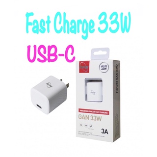 อะแดปเตอร์ หัวชาร์จโทรศัพท์ Energy อะแดปเตอร์ Fast Charge 33W-1port USB-C 3A