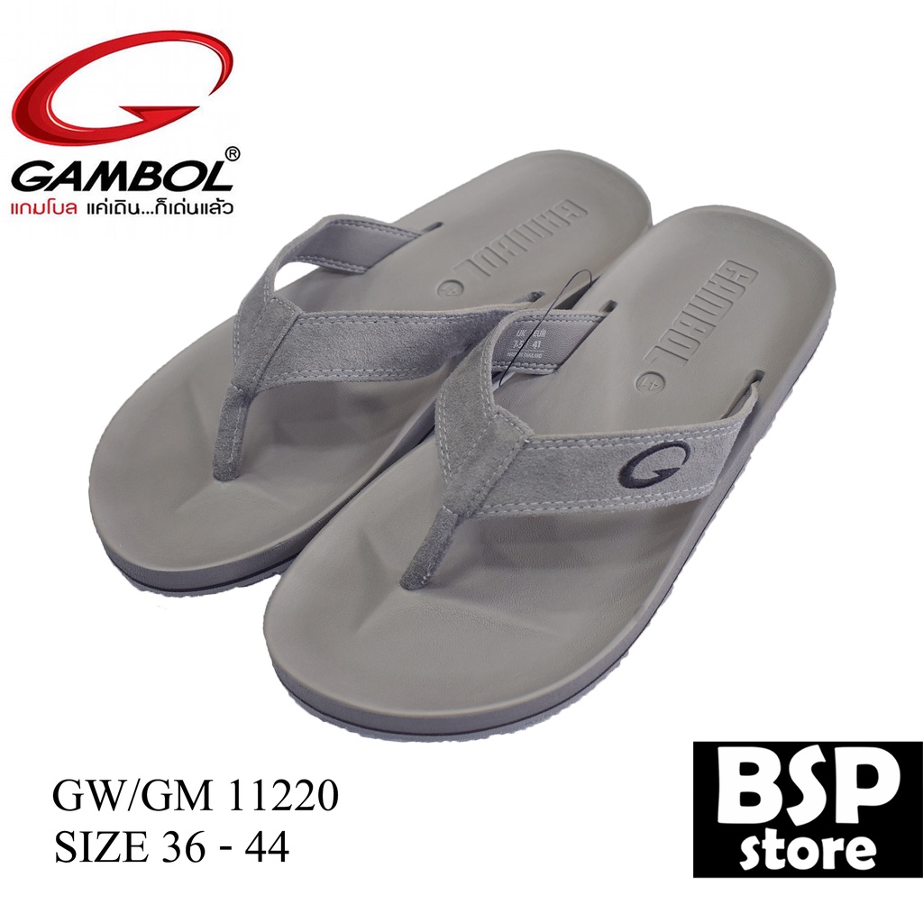 gambol รุ่น GW/GM 11220 สีเทา ผลิตจาก GBOLD Technology™ คุณภาพมาตรฐานของแกมโบล นุ่ม เบา สบายเท้า ของ