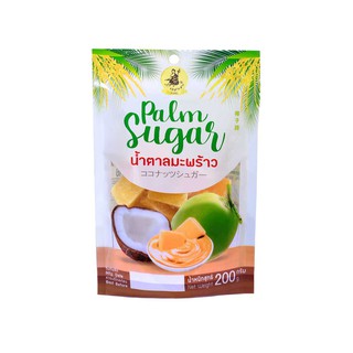 น้ำตาลมะพร้าวชนิดก้อน ตราซอสายสาม Palm Sugar  260 g FIDDLE BRAND