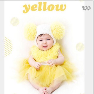 พร้อมส่ง!! ชุดแฟนซีเด็ก ชุดหนูน้อยหมวกเหลือง 100 (Yellow Girl) Baby Fancy By Tritonshop