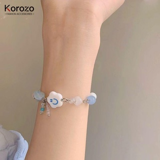 Korozo สร้อยข้อมือ ประดับลูกปัด รูปก้อนเมฆ หลากสี เครื่องประดับ สําหรับผู้หญิง